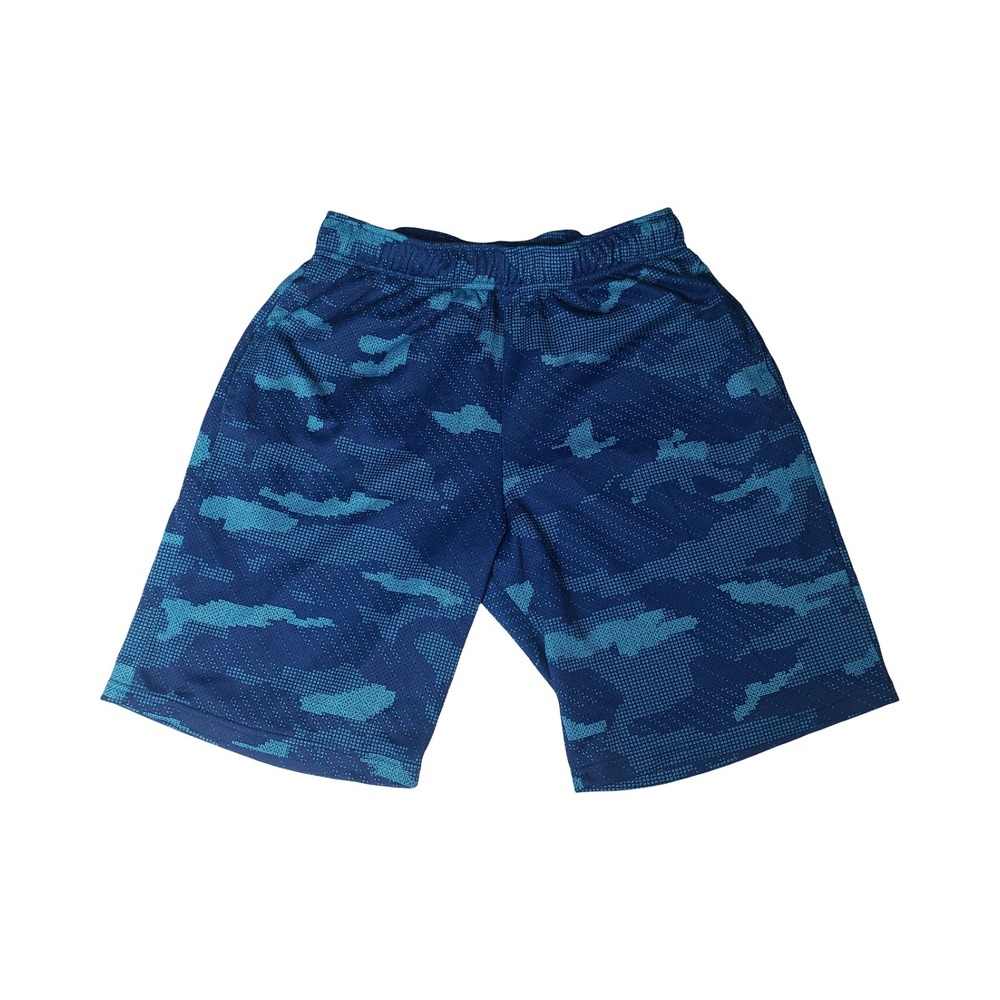 Old Navy Active Boys Blue Digital Camo Mesh Athletic Shorts Size S P Pockets